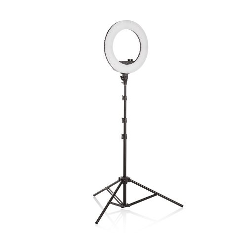 Ring LED svetlo pre líčenie s držiakom na kameru/telefón