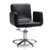 Hair Capital čierna kadernícka stolička - so základňou v tvare hviezdy
