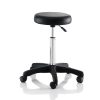 Čierny základný otočný stolička so smart funkciou a pohyblivým podstavcom