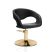 Gold Hair Wave kadernícke kreslo - okrúhla základňa