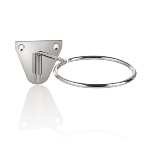 Kulatý držiak na fén na vlasy na stenu