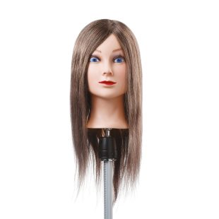 Babaflóra s dlhými bielymi syntetickými vlasmi - 50 cm