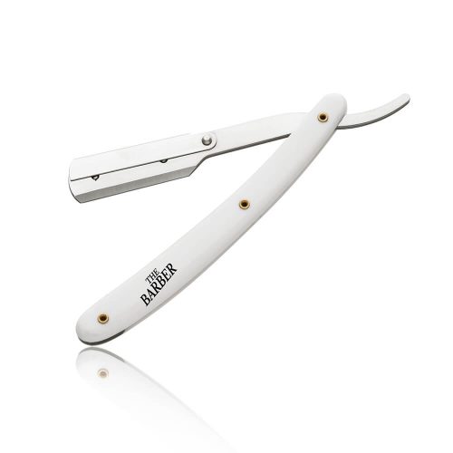 The Barber anglický biely holiaci strojček na dokonalé oholenie