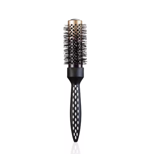 Kefovanie s Carbon Argan Magic 32mm kefa pre lesklé a zdravé vlasy