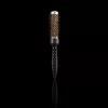 Kefovanie s Carbon Argan Magic 32mm kefa pre lesklé a zdravé vlasy