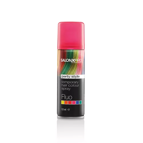 Hair Color Fluo Pink neónový ružový sprej na vlasy
